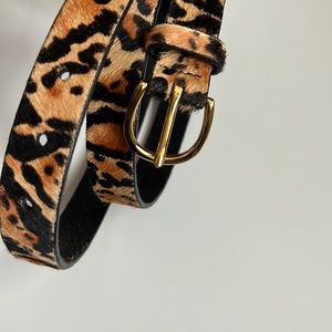 J crew cheetah belt